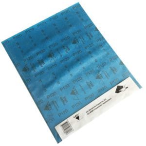 Pack de 10 feuilles abrasives variées de 120 à 800